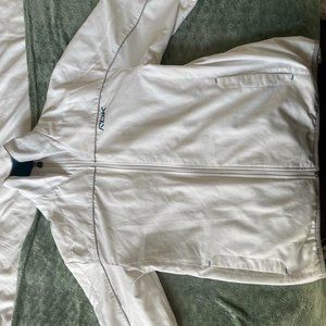 Reebok Womens Blue and White Coat